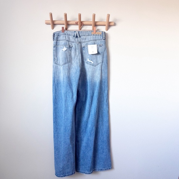 Cello Light Blue Wide Leg Flare Jeans - Picture 8 of 13